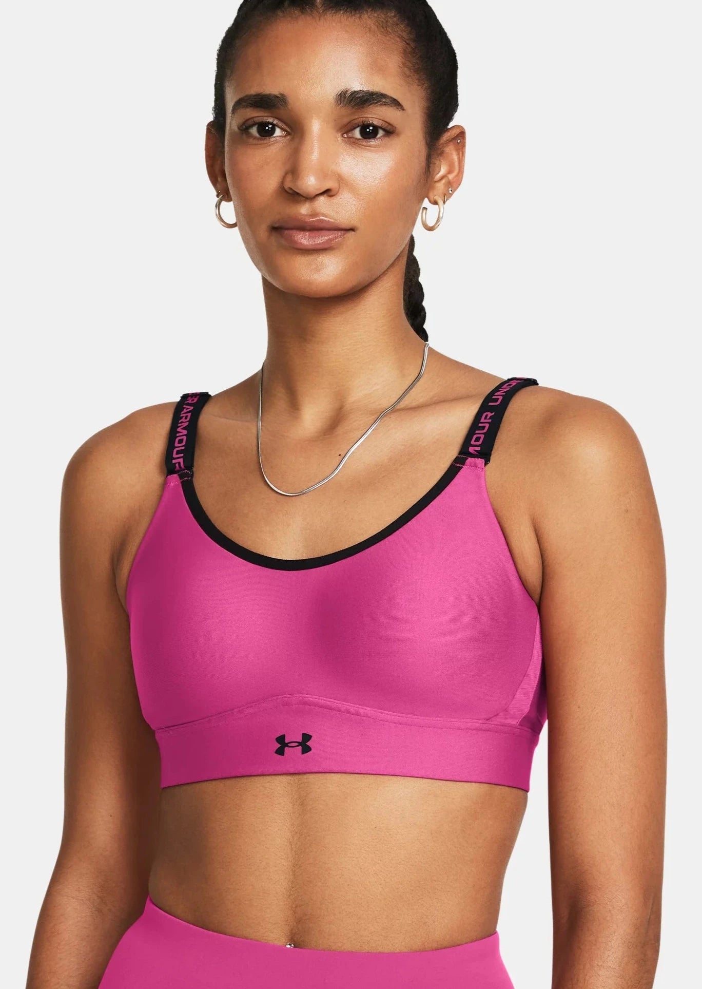 Under Armour Infinity Mid 2.0 Sports Bh - Pink - for kvinde - UNDER ARMOUR - Sports BH